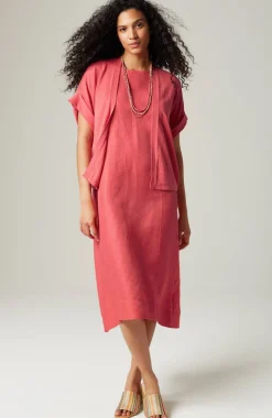Short Cuffed-Sleeve Open-Front Cardi