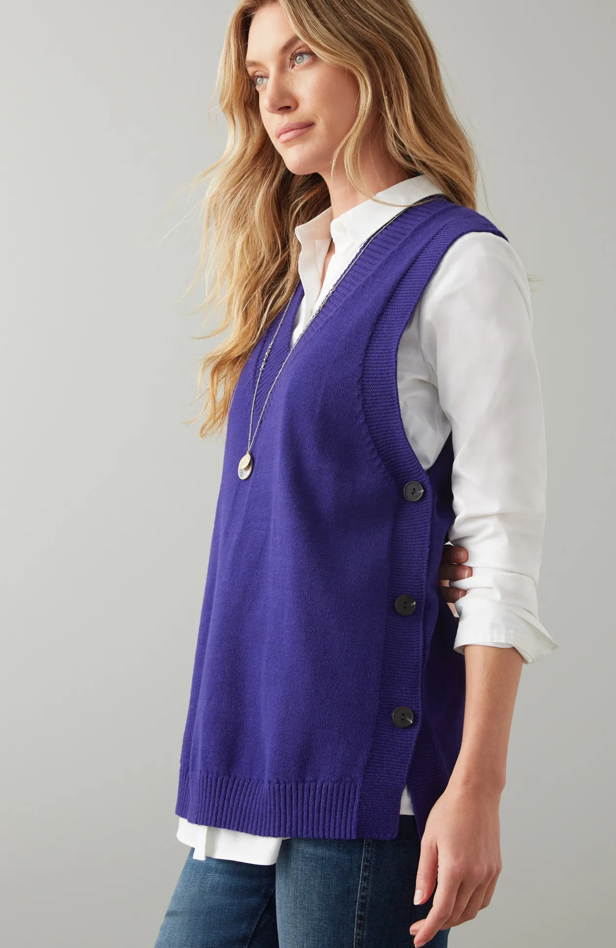 Side-Button Vest