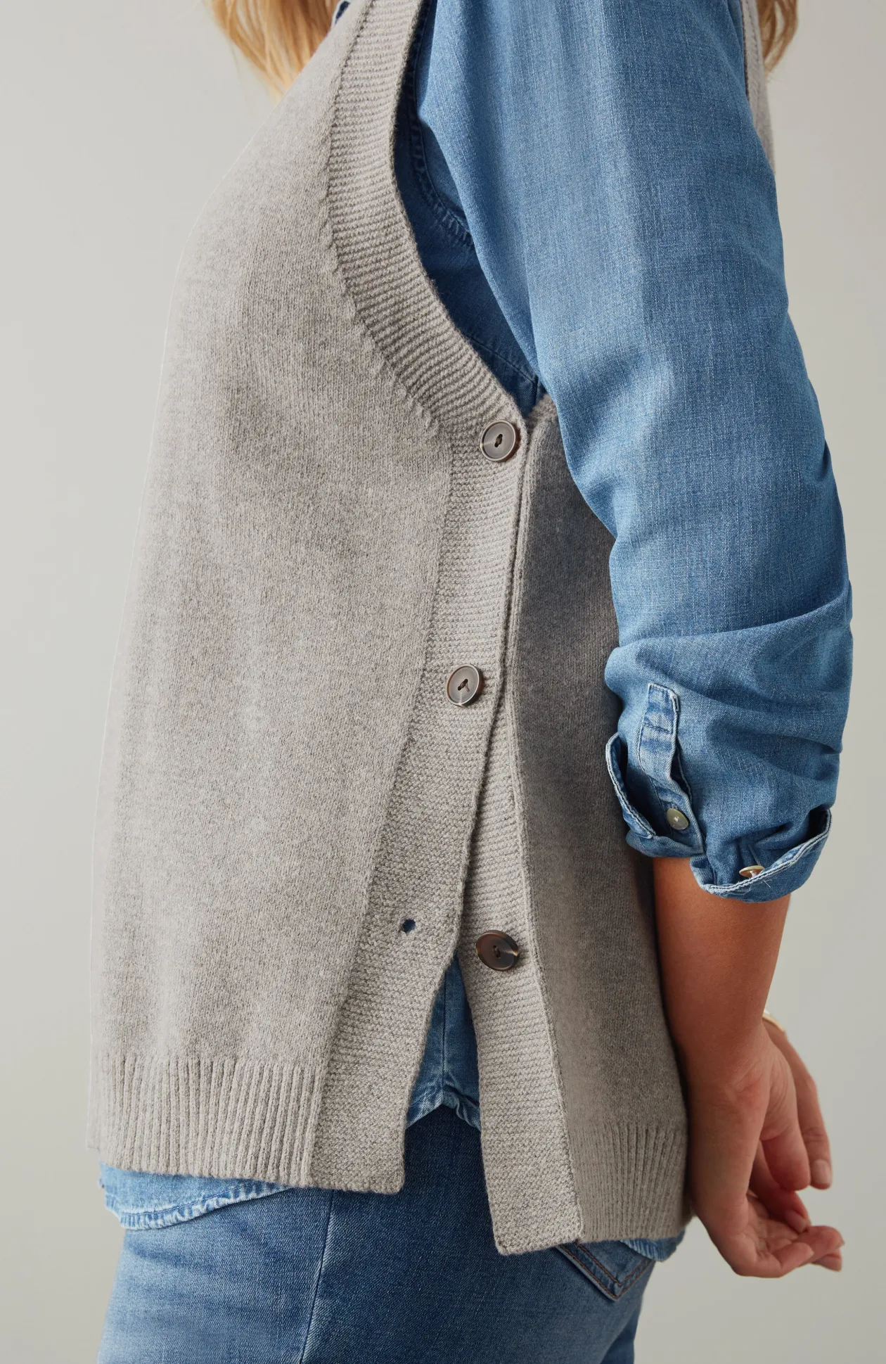 Side-Button Vest