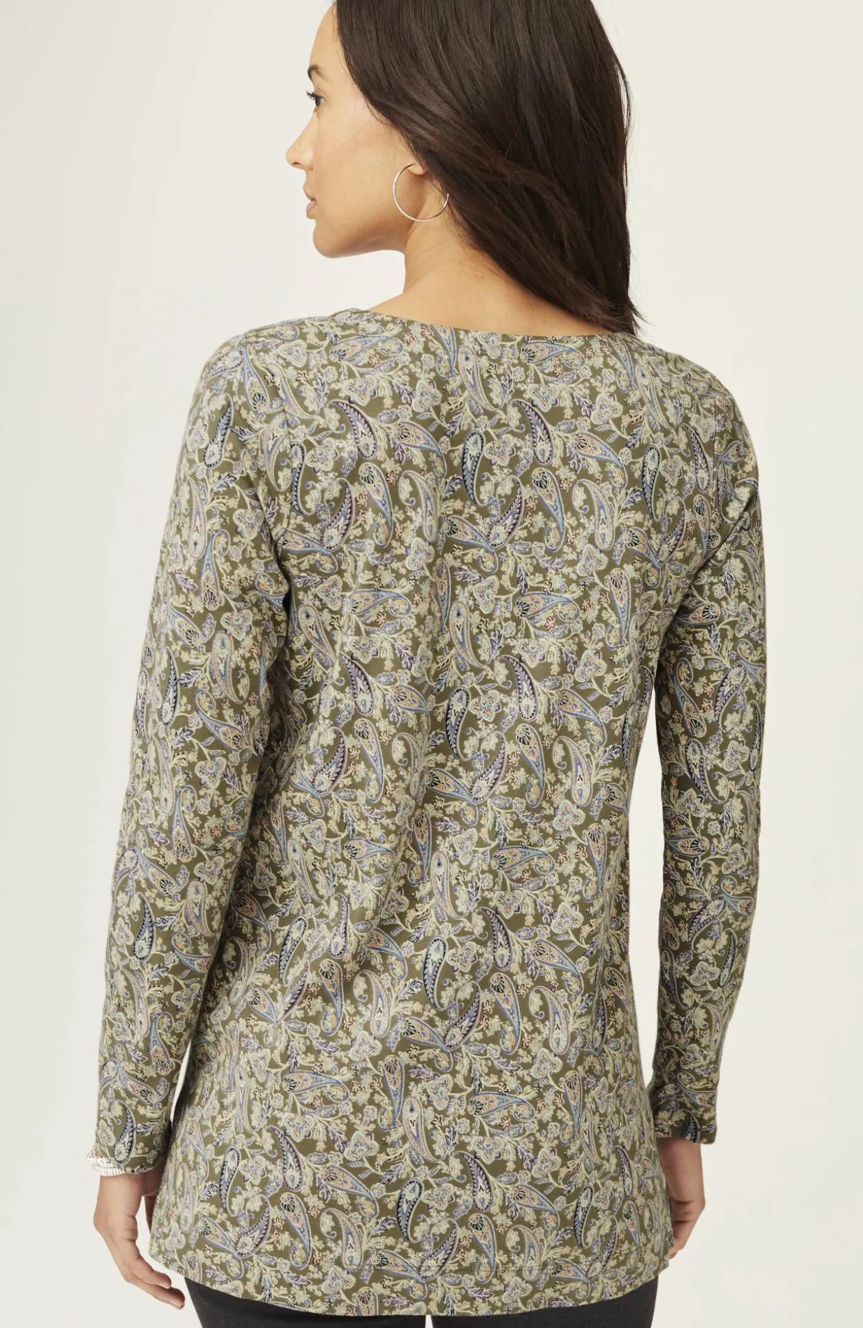 Simply Supima® Side-Slit Tunic