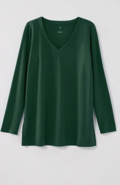 Simply Supima® Side-Slit Tunic
