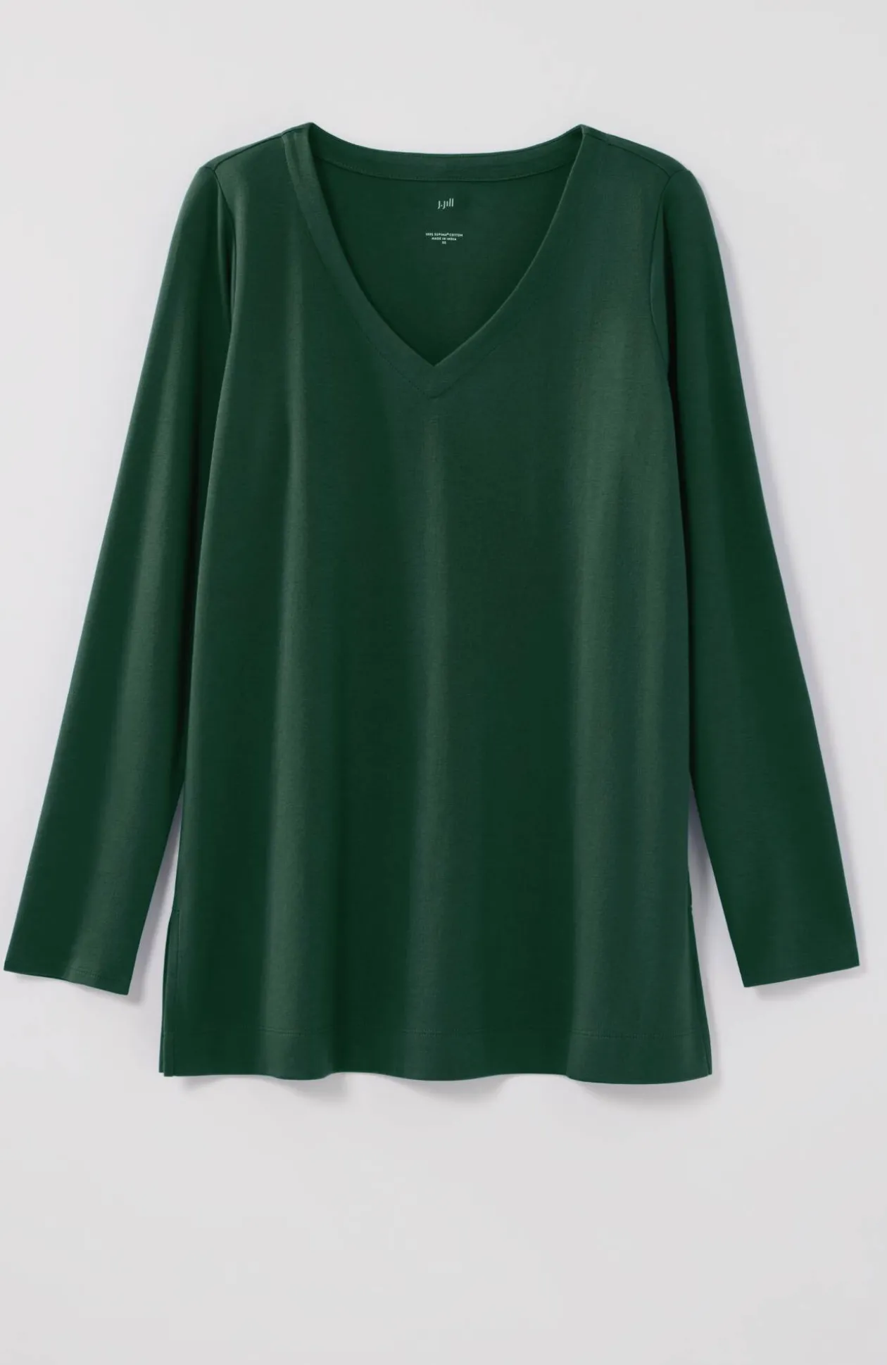 Simply Supima® Side-Slit Tunic