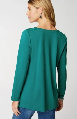 Simply Supima® Side-Slit Tunic