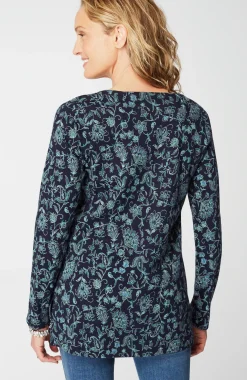 Simply Supima® Side-Slit Tunic