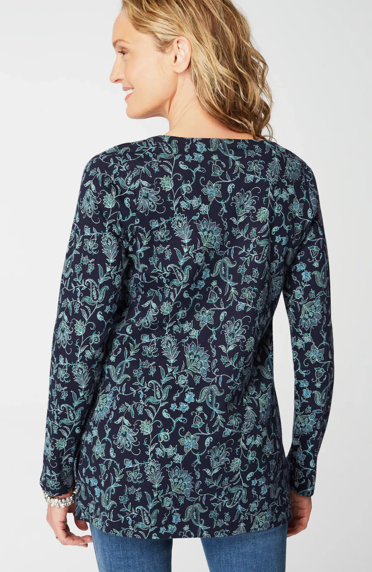 Simply Supima® Side-Slit Tunic