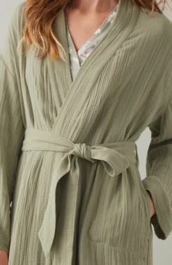 Sleep Cotton-Gauze Robe