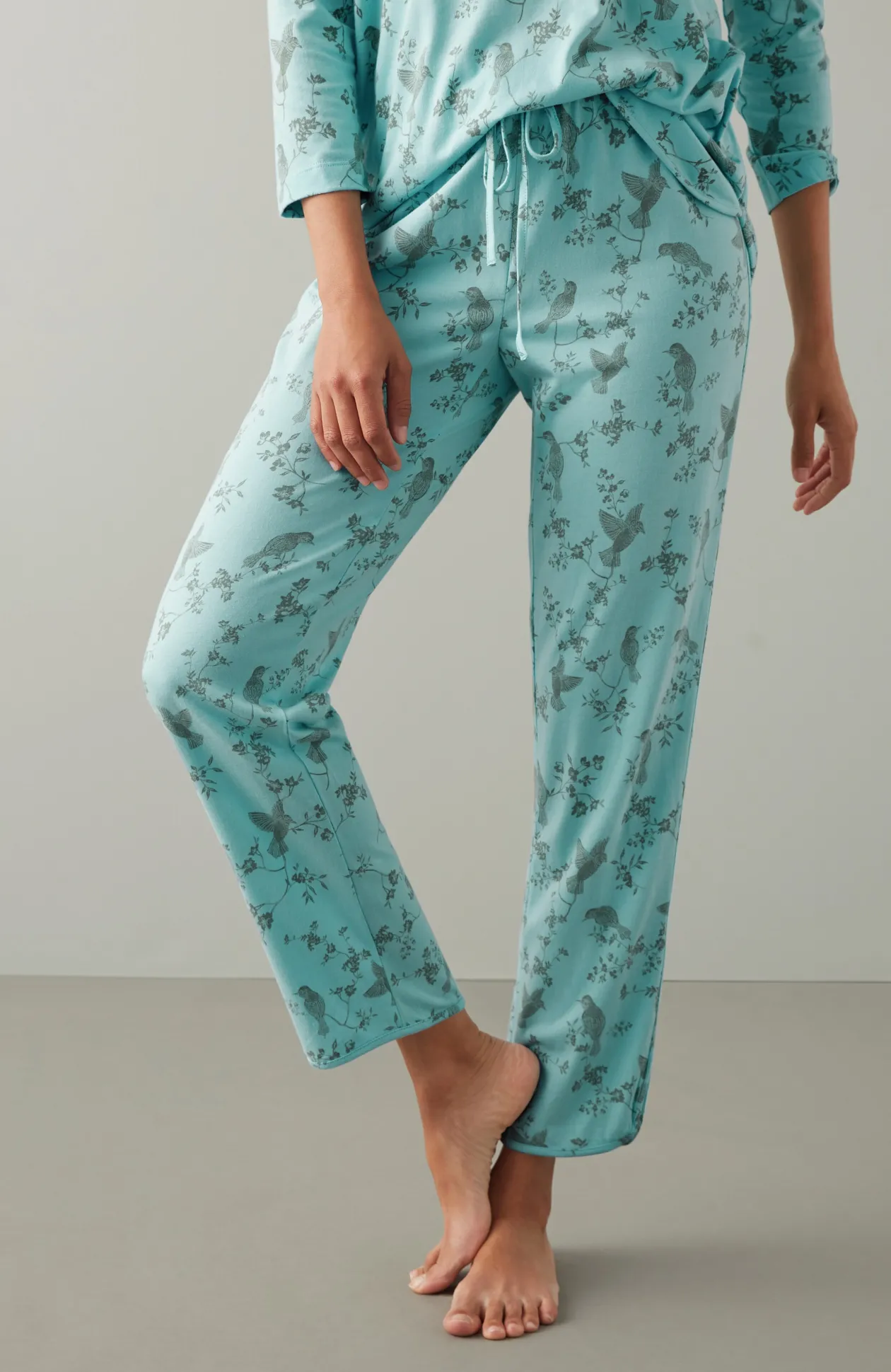 Sleep Ultrasoft Curved-Hem Slim-Leg Pants