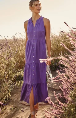 Sleeveless Tiered Maxi Dress