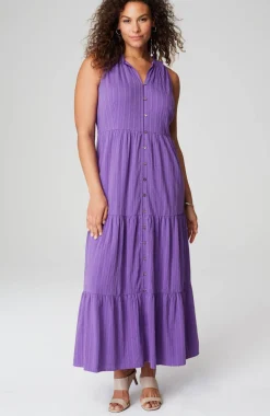 Sleeveless Tiered Maxi Dress