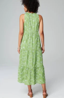 Sleeveless Tiered Maxi Dress