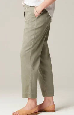 Slim-Leg Twill Cargo Pants