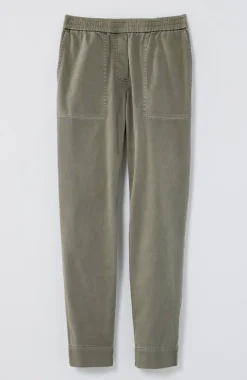 Slim-Leg Twill Cargo Pants