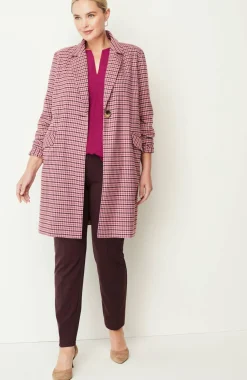 Smocked Split-Neck Tunic