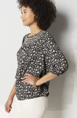 Smocked Two-Way A-Line Top