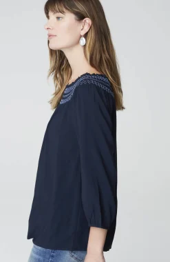 Smocked Two-Way A-Line Top