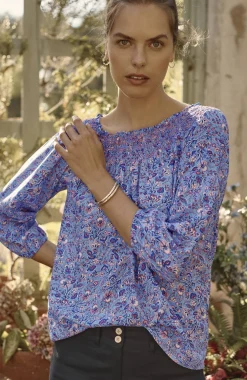 Smocked Two-Way A-Line Top