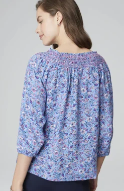 Smocked Two-Way A-Line Top