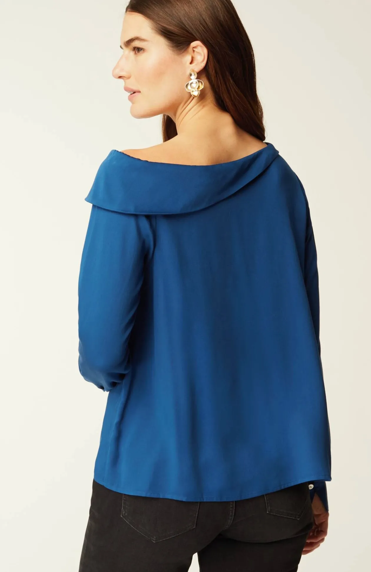 Soft Luxe One-Shoulder Top