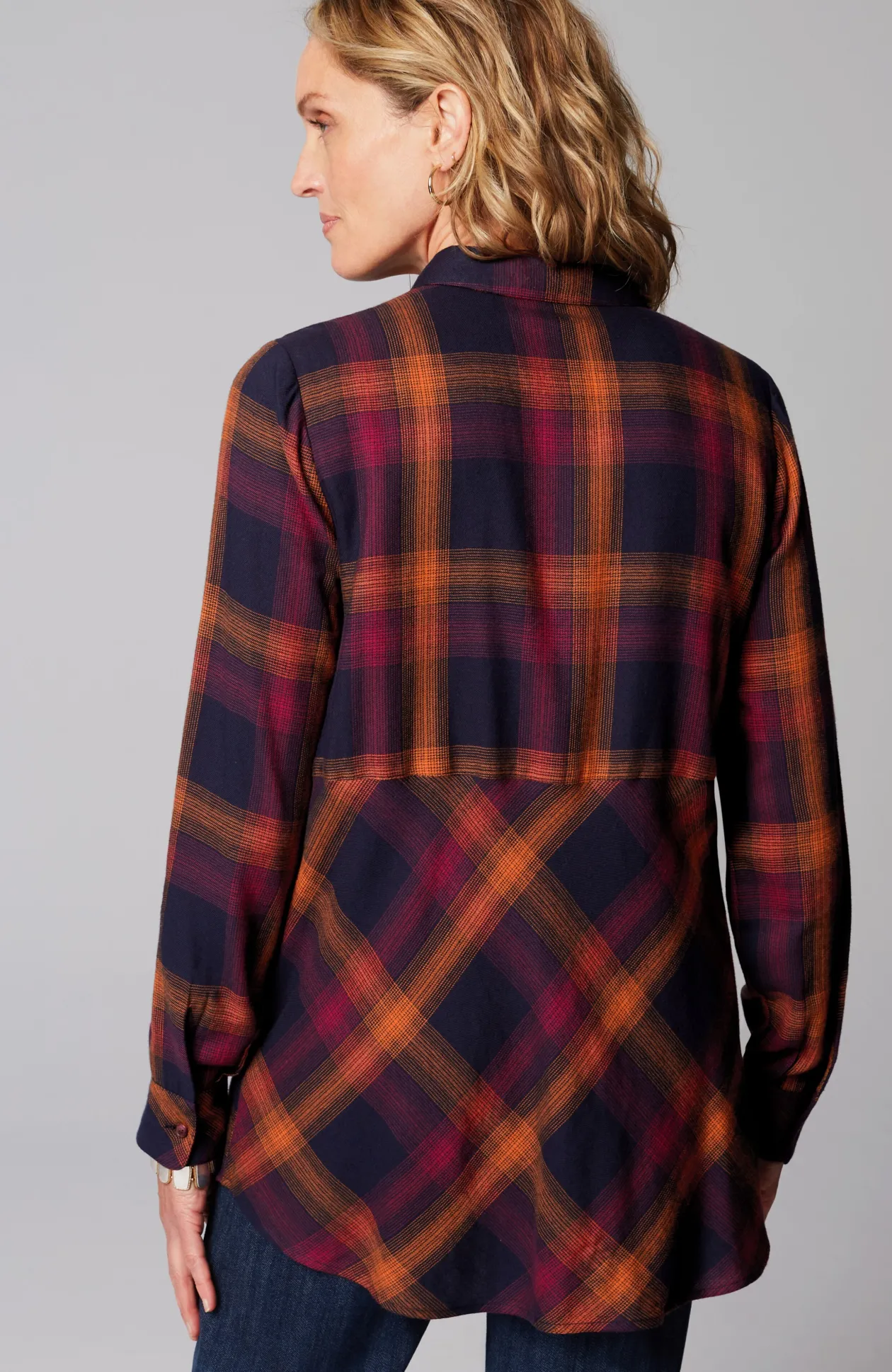 Soft Plaid Tunic