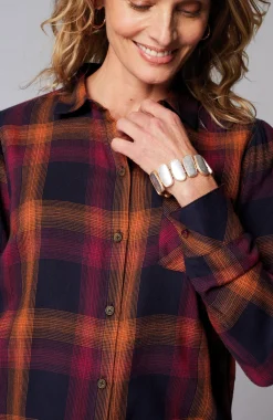 Soft Plaid Tunic