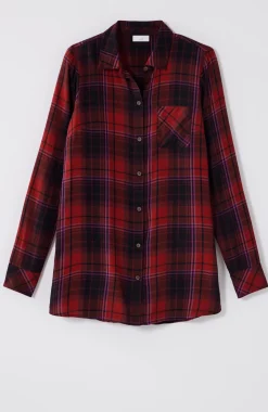 Soft Plaid Tunic