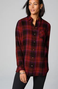 Soft Plaid Tunic