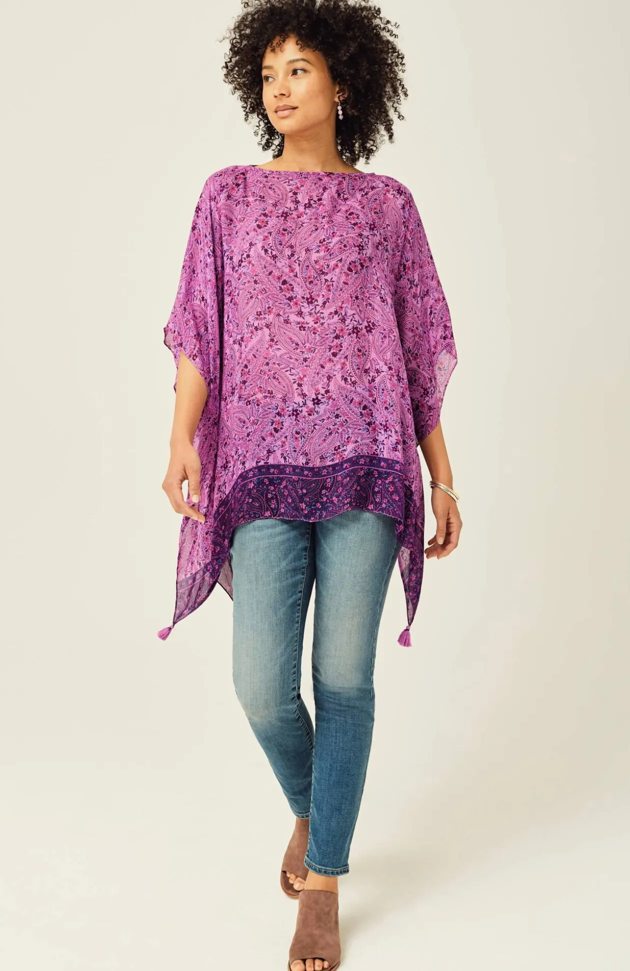 Soft Printed Poncho