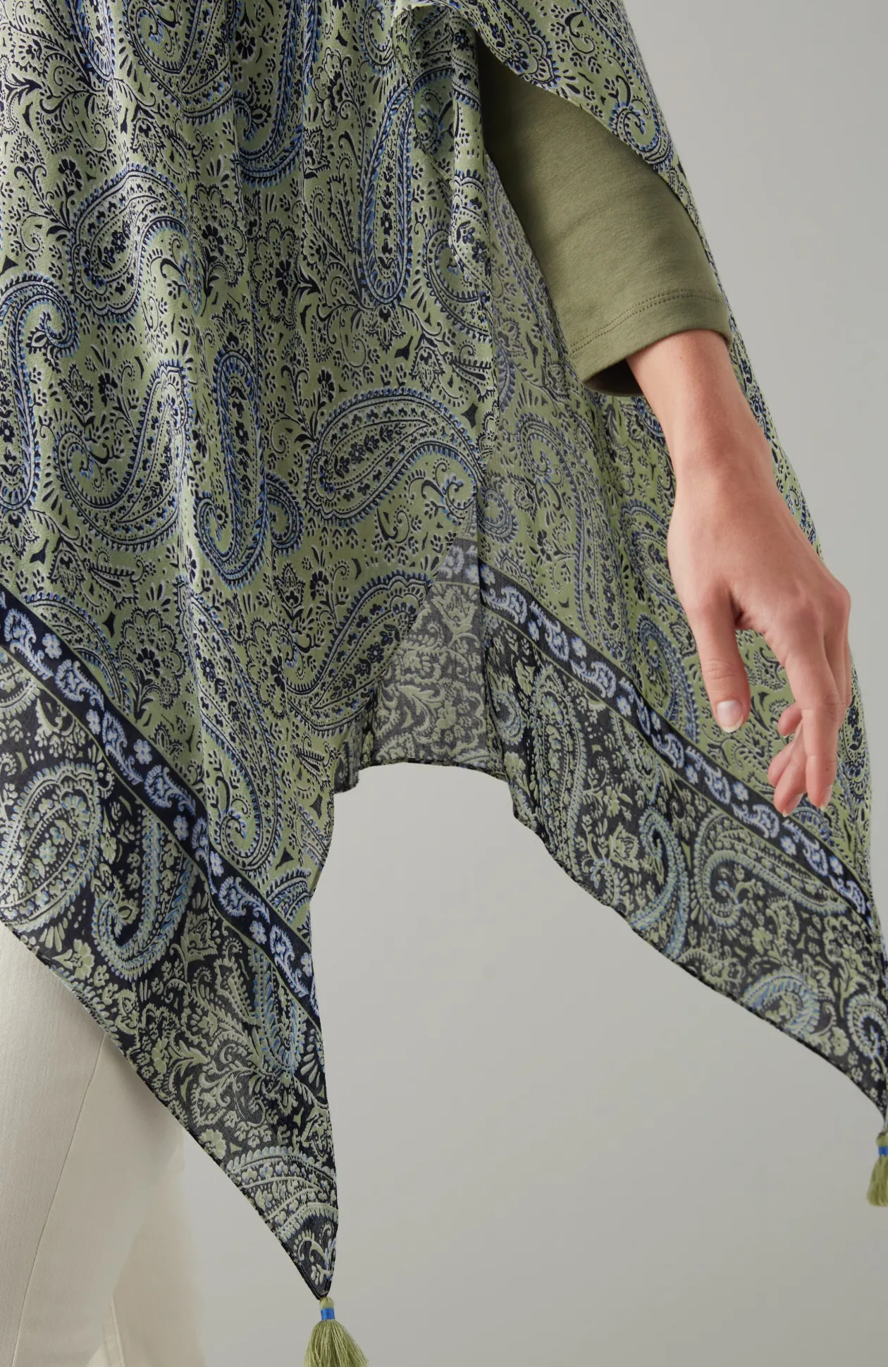 Soft Printed Poncho