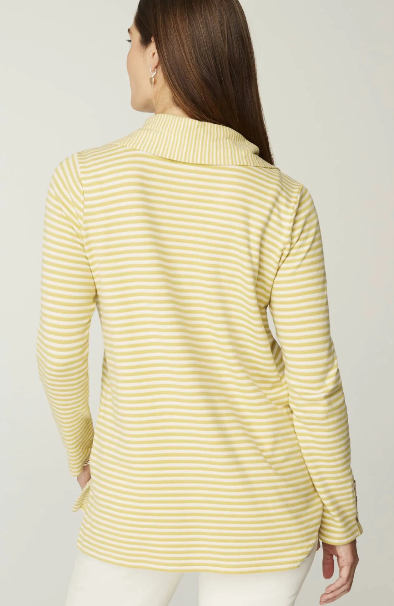 Soft-Knit Collared Tunic