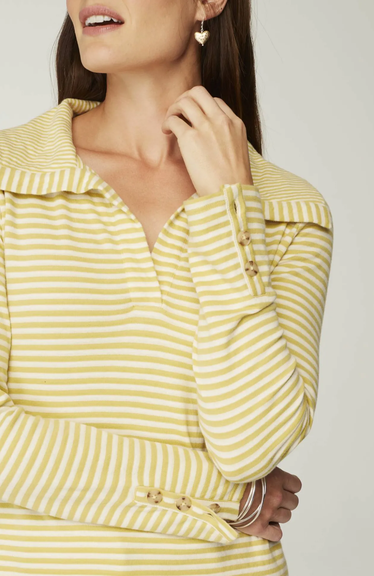 Soft-Knit Collared Tunic