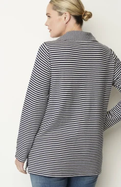 Soft-Knit Collared Tunic