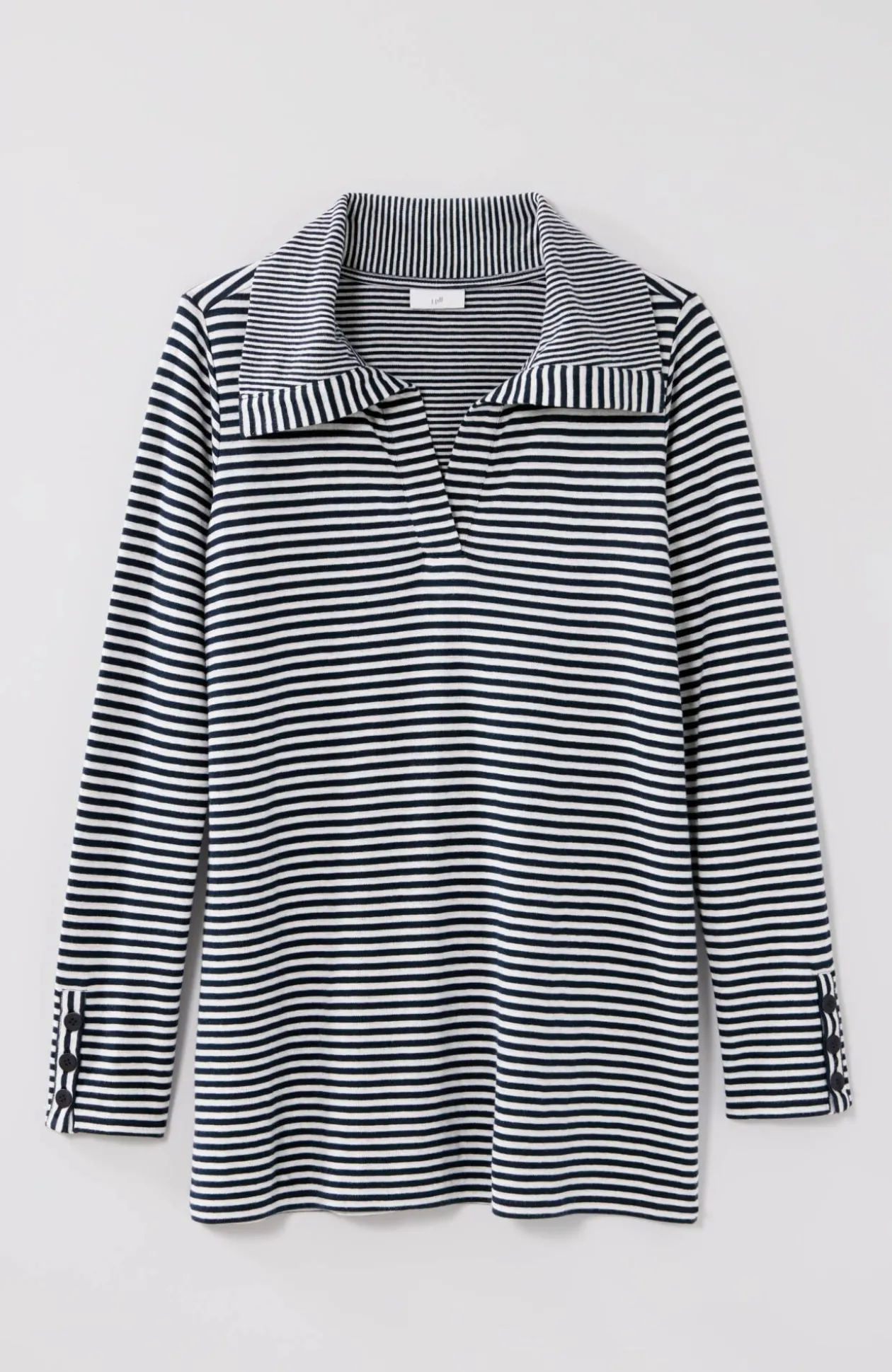 Soft-Knit Collared Tunic