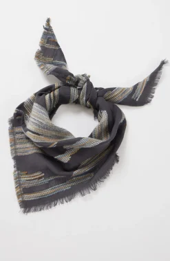 Space-Dyed Textured Triangle Scarf