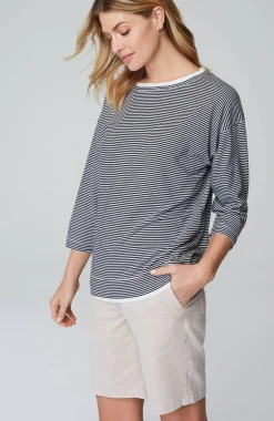 Striped Double-Layer Tee