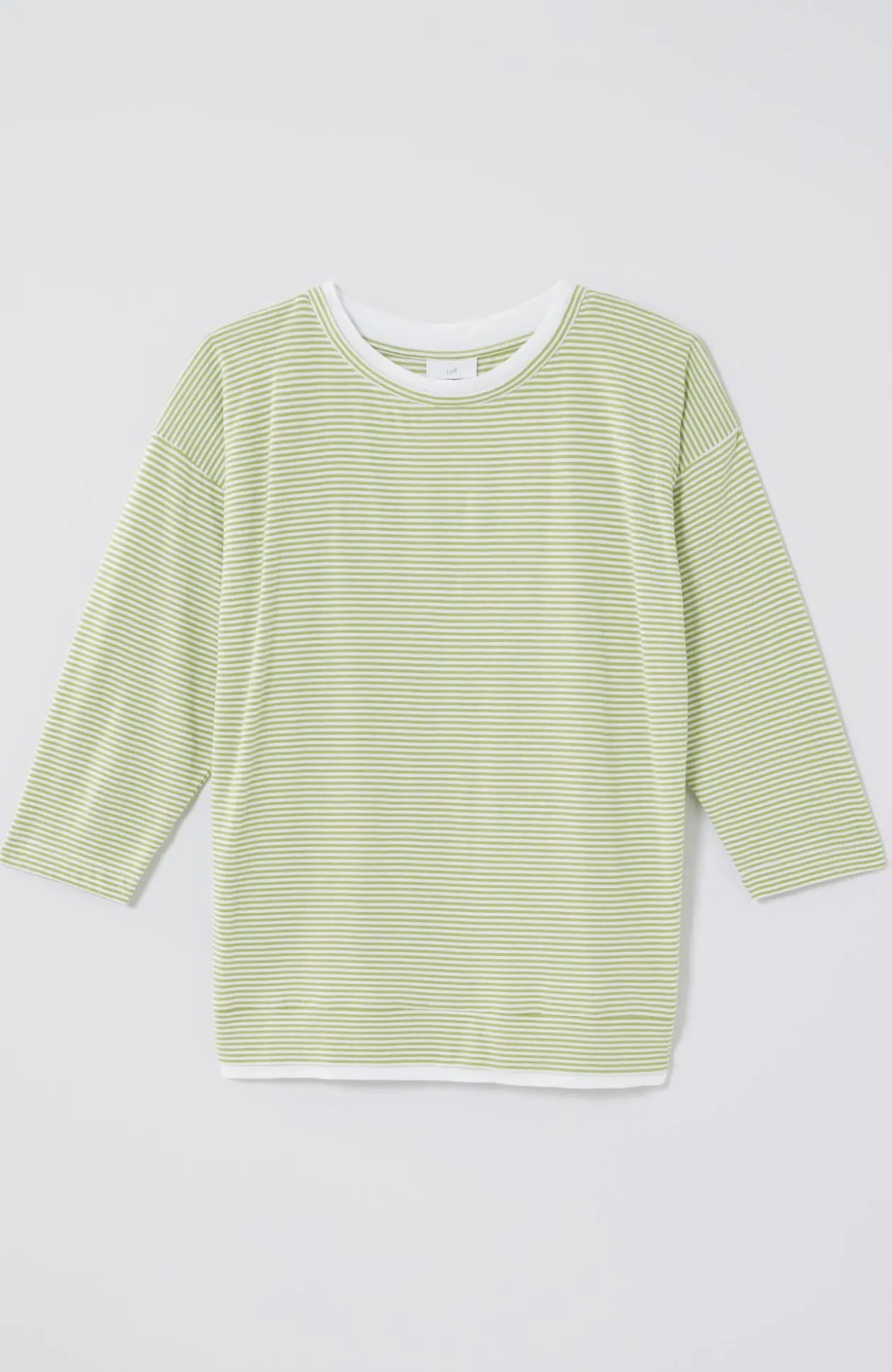 Striped Double-Layer Tee
