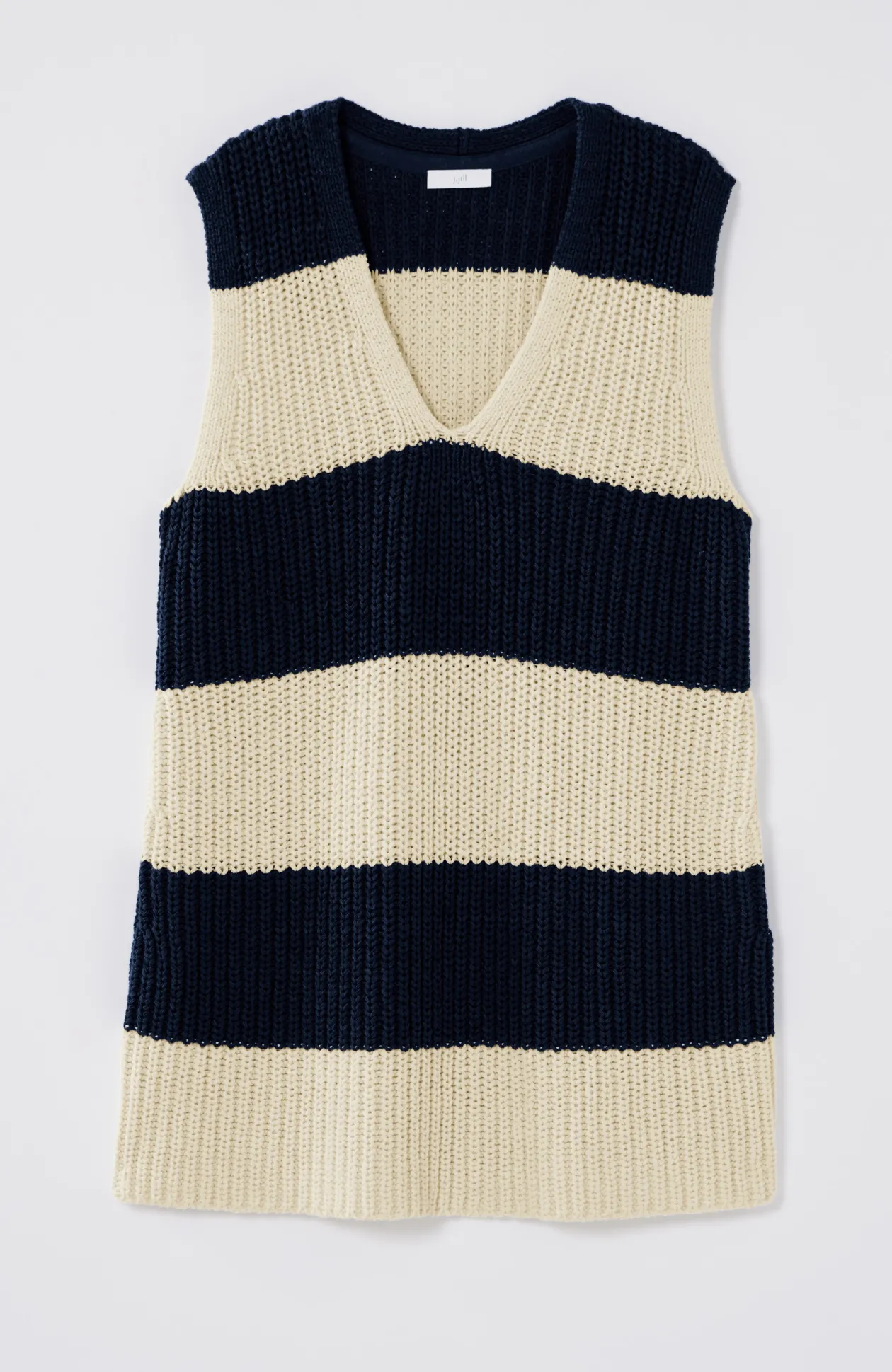 Striped Pullover Vest