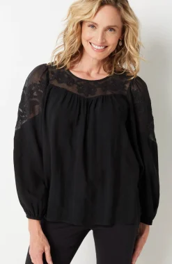 Textured Appliqué Top