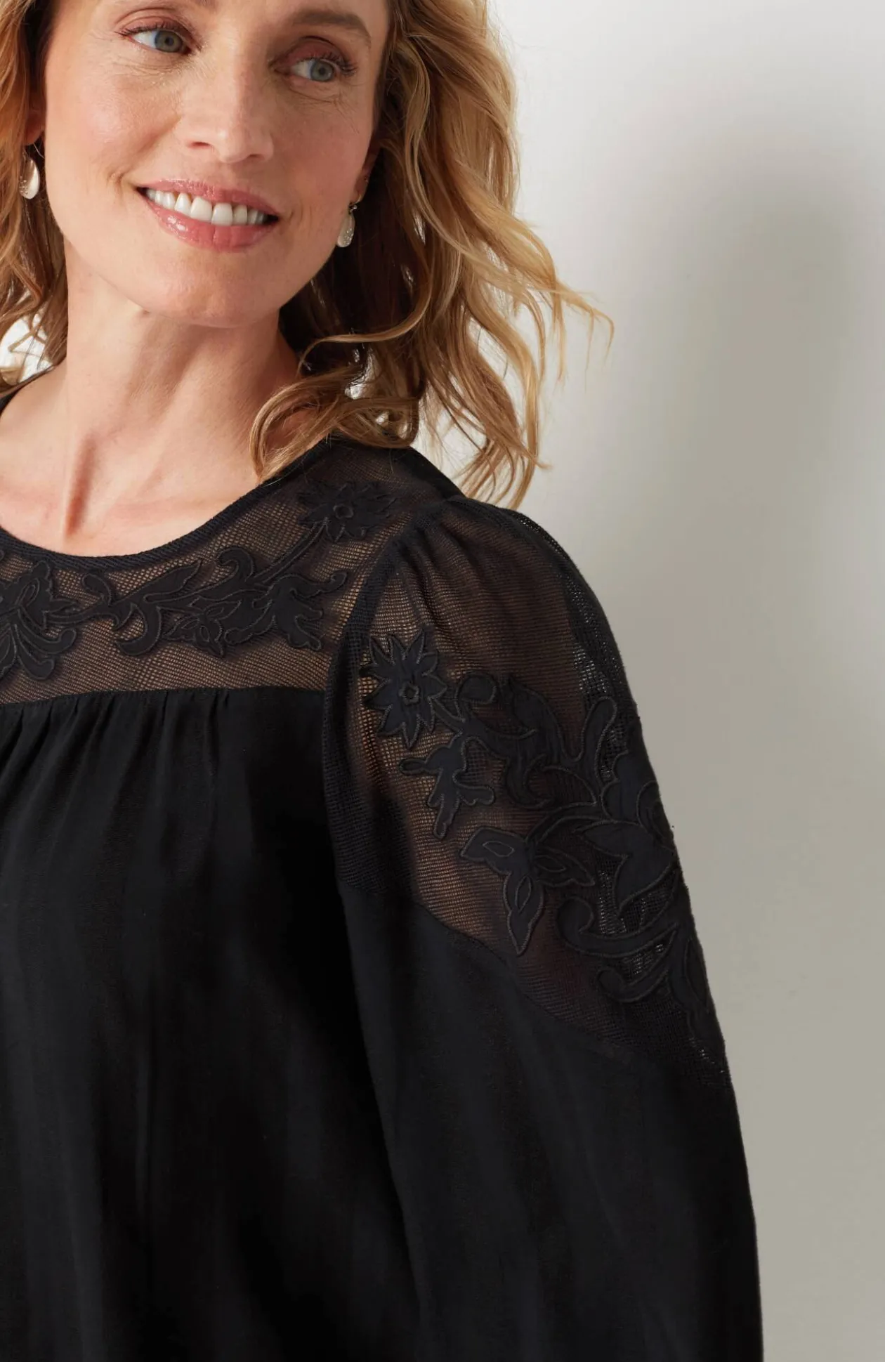 Textured Appliqué Top