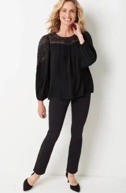 Textured Appliqué Top