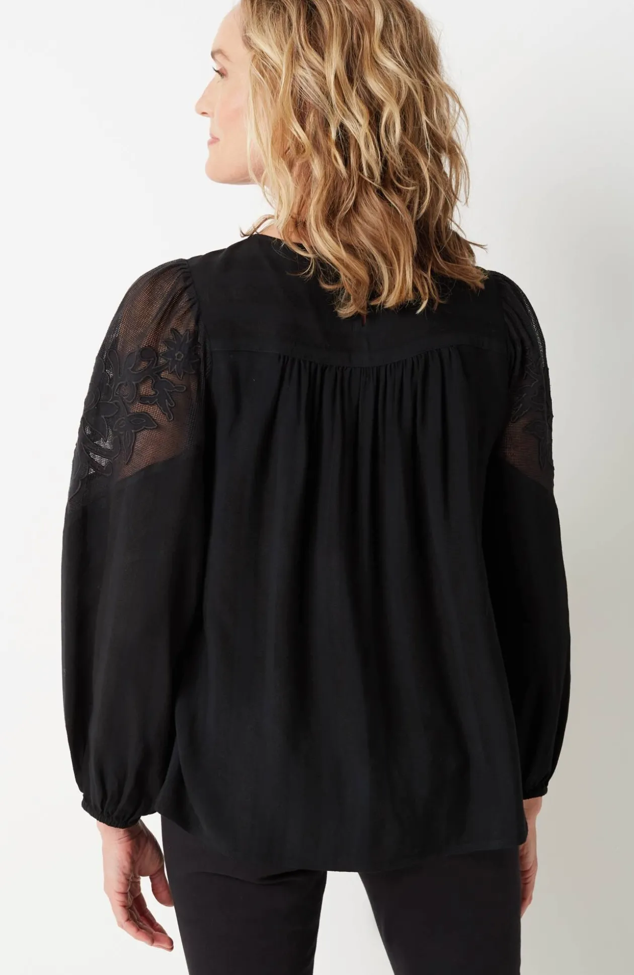 Textured Appliqué Top