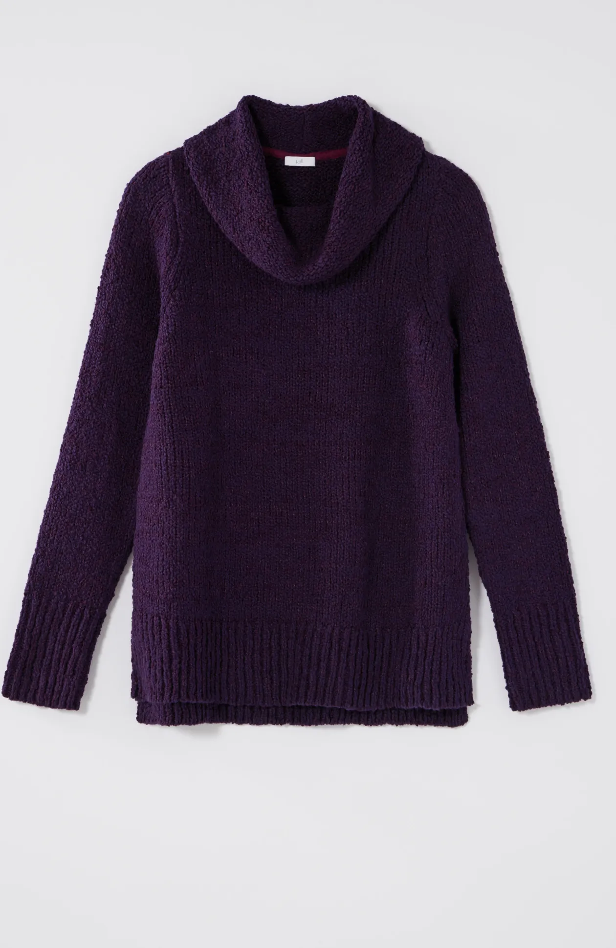 Textured Cowl-Neck Sweater