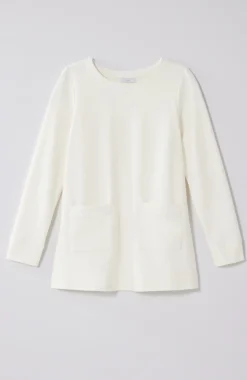 Textured Patch-Pocket Tunic