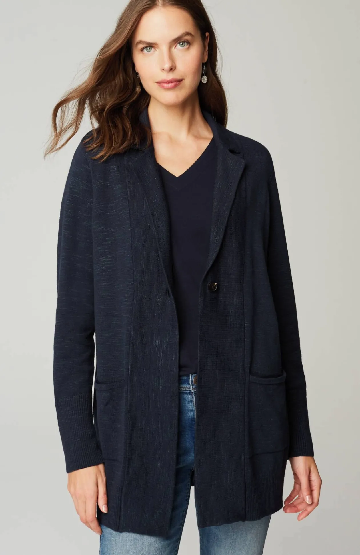 Textured Sweater-Jacket