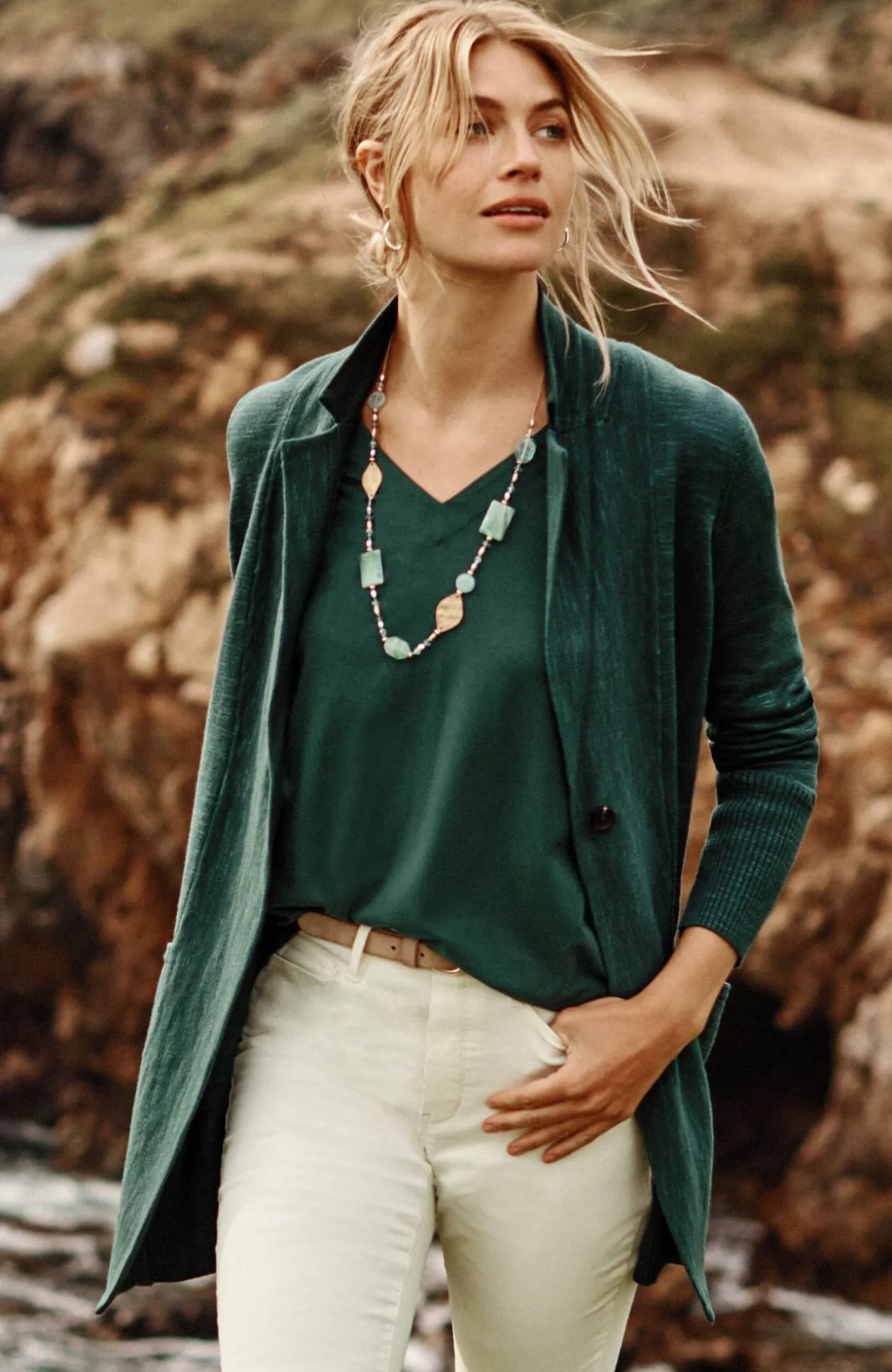 Textured Sweater-Jacket