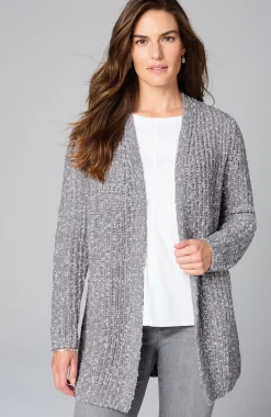 Textured Two-Tone Cardi