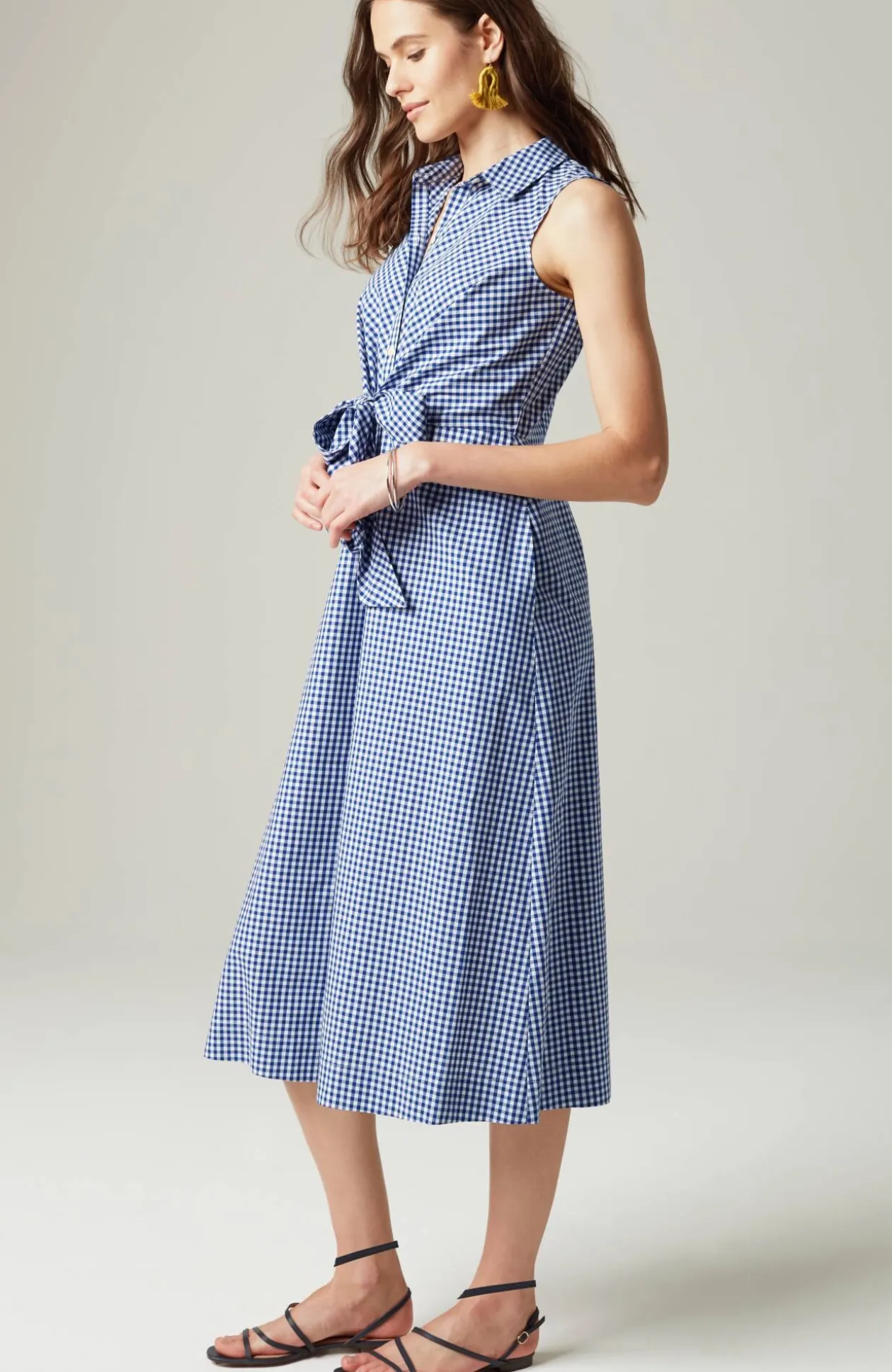 Tie-Front Shirtdress