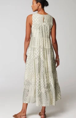 Tiered A-Line Maxi Dress