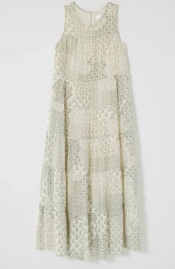 Tiered A-Line Maxi Dress