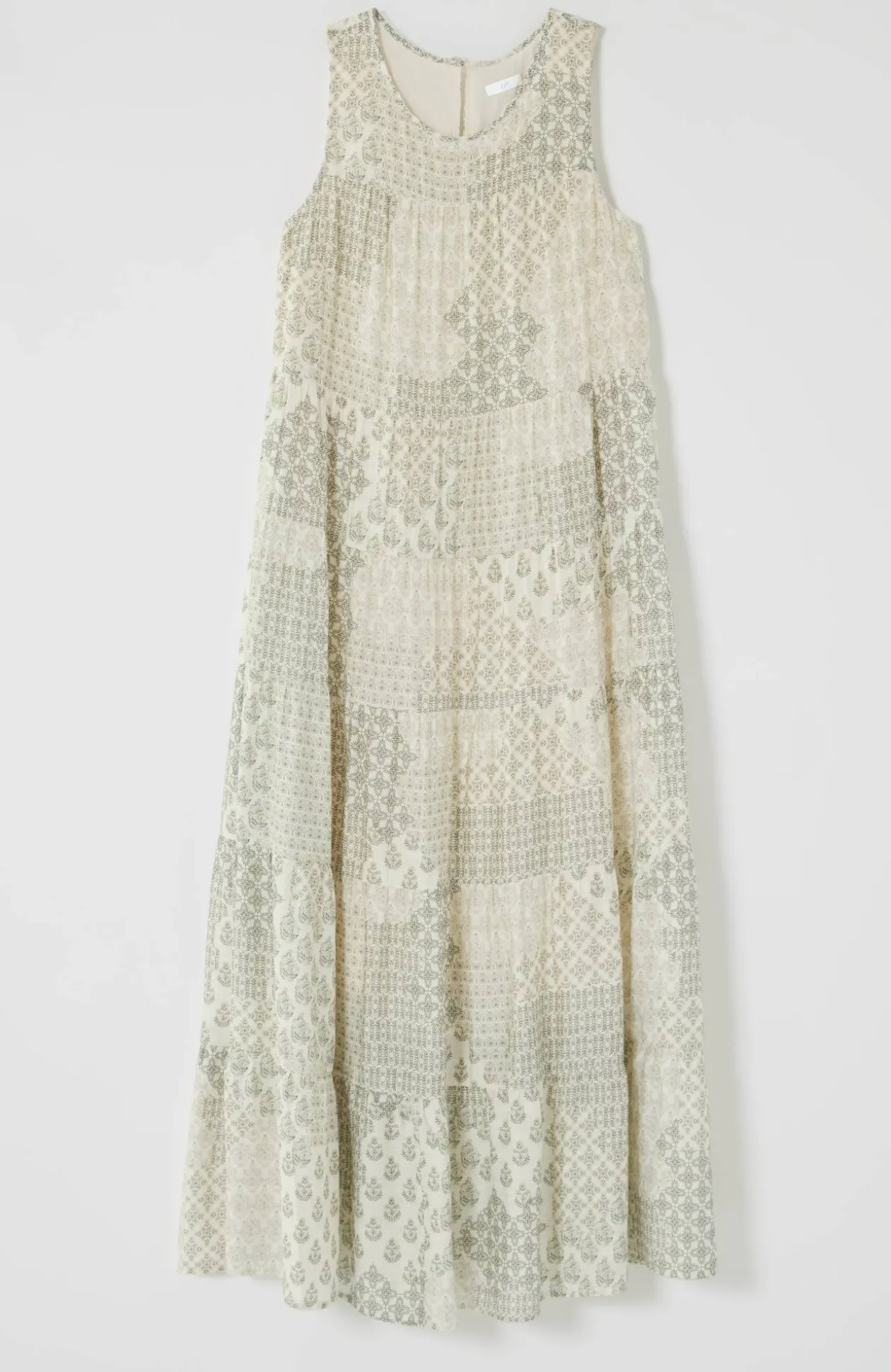 Tiered A-Line Maxi Dress