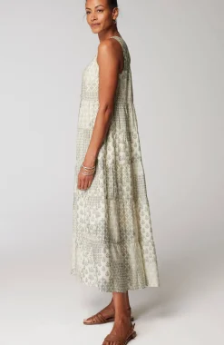 Tiered A-Line Maxi Dress
